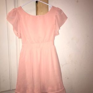 Pink little girls dress